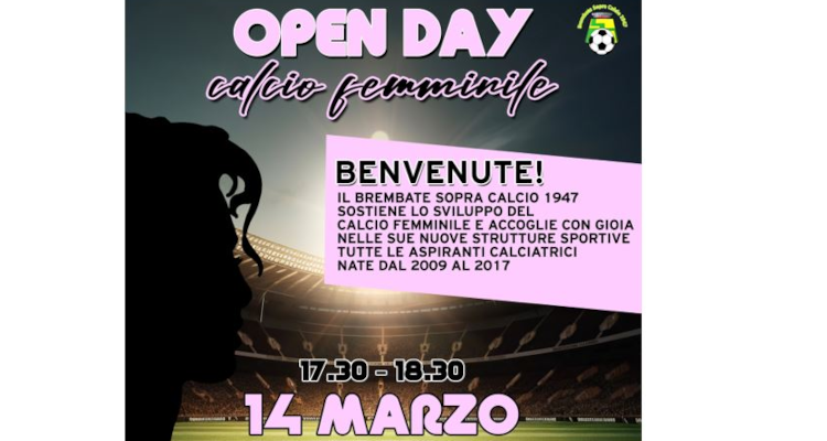 Immagine Open Day Calcio Femminile