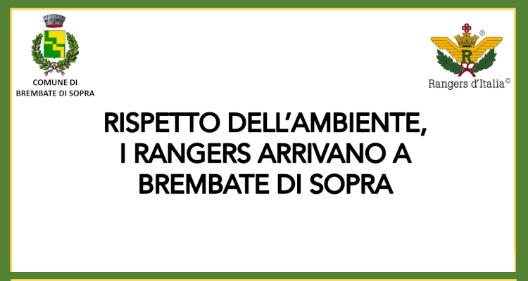immagine Rispetto dell'ambiente, i Rangers arrivano a Brembate di Sopra